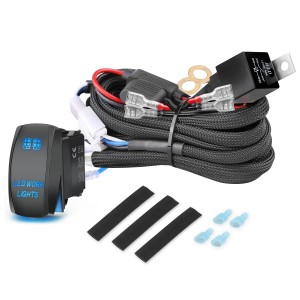 2 Lead LED Work Light Wiring Harness